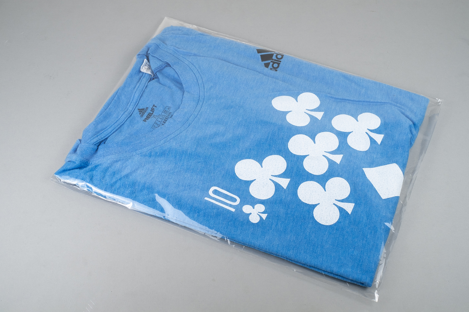 L — Adidas (bright blue)